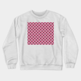 Pink Strawberry Pattern Crewneck Sweatshirt